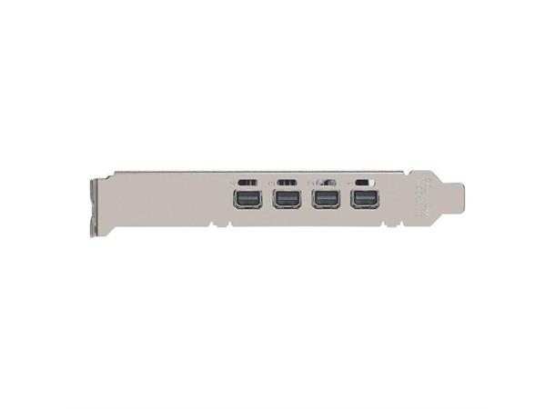 PNY QUADRO P1000 V2 LOWPROFILE DVI PCI-3.0 X16 LP4GB GDDR5 128-BIT CTLR
