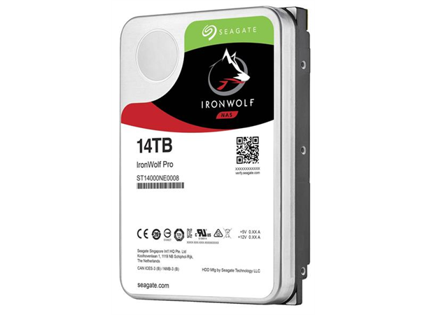 Seagate IronWolf PRO 14TB NAS HDD SATA 6.0Gb/s, 7200RPM, 256MB cache