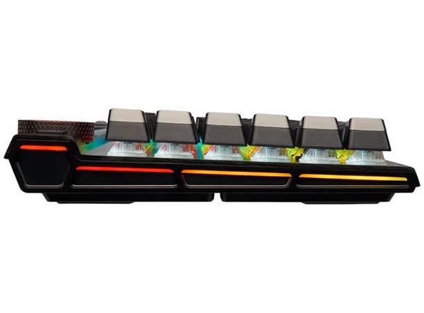Corsair K100 RGB gamingtastatur USB, nordisk-layout, Cherry MX Speed