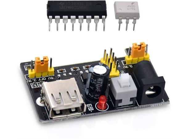 Elektronikk Komponentsett - 384 deler LEDs, motstand, kondensator, breadboard