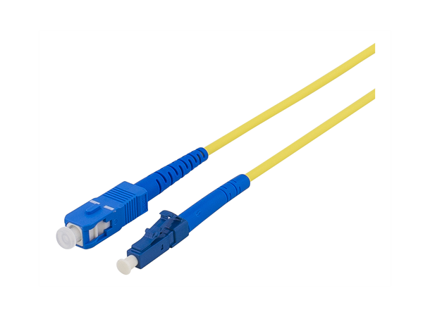 Fiber kabel, LC - SC, 9/125, OS1/2, 1m 1m, Singlemode, LSZH