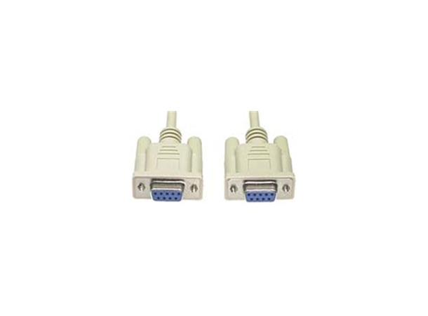Seriell nullmodem kabel F/F 5m DB9 (9-pin)