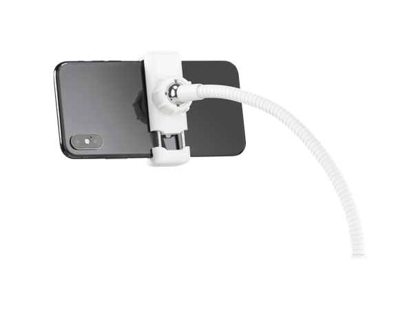 3 i 1 Selfie-arm med ring-lampe Telefon- og mikrofon-holder med base