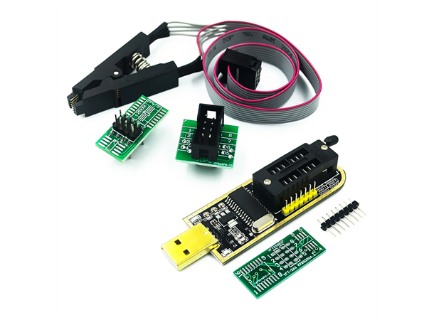 8-Pin SOIC8 SOP8 Test Clip Module med USB Prog.modul for div. EEPROM