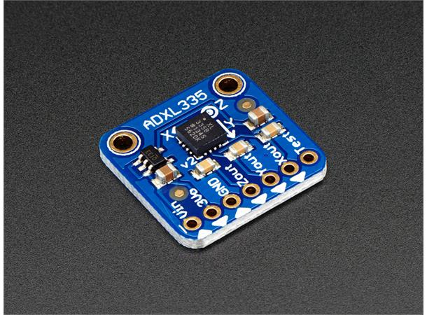 ADXL335 - 5V triple-axis accelerometer (+-3g analog out)