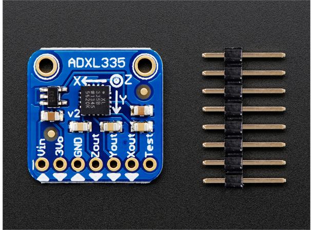 ADXL335 - 5V triple-axis accelerometer (+-3g analog out)