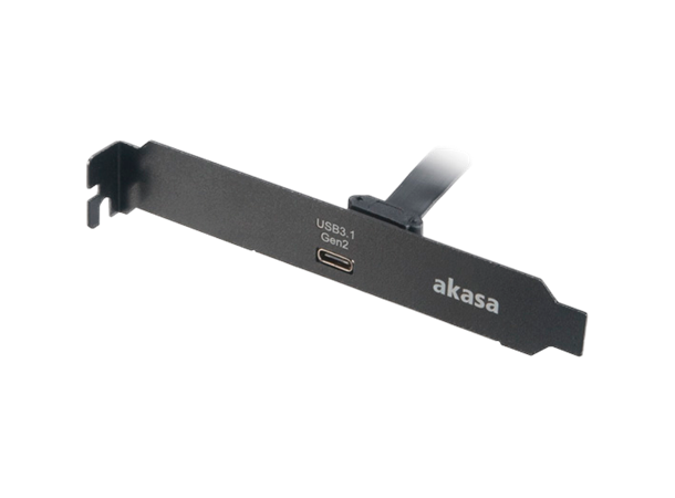 Akasa Internal-External USB-C Backplate 1x PCI bracket & 50cm cable, USB3.1 gen2