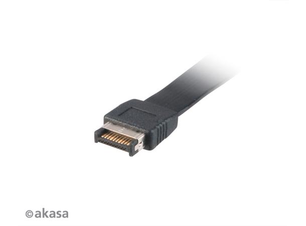 Akasa Internal-External USB-C Backplate 1x PCI bracket & 50cm cable, USB3.1 gen2