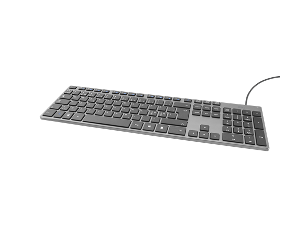 Deltaco Lav-Profil Tastatur Konstruksjon i aluminium - 1,8m kabel
