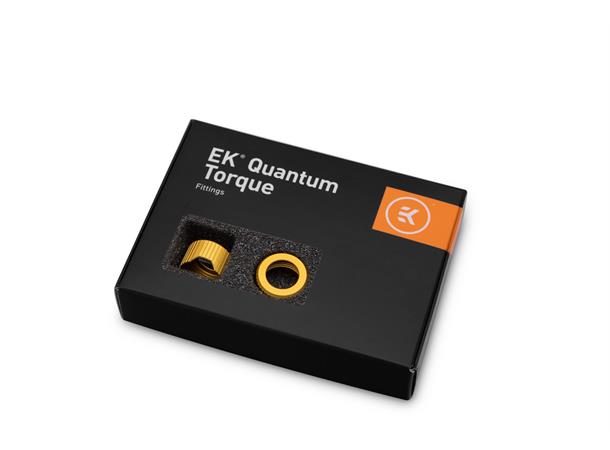 EK-Quantum Torque Compression Ring 6-Pk HDC 12, Gull, 6-pk, til rør