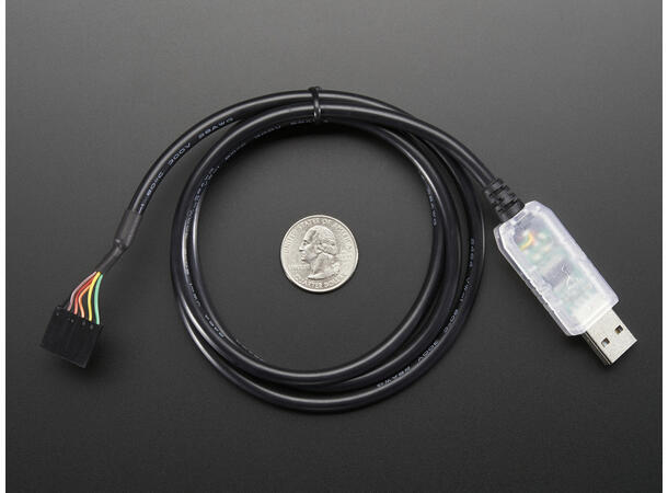 FTDI Serial TTL-232 USB Cable m/ FTDI FT232RL usb/serial chip