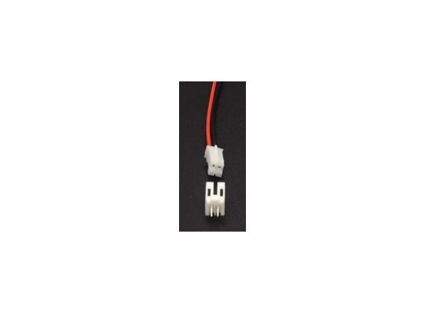 JST 2.0 PH Cable with 2-pin Plugg 10 stk - incl Receptacle Socket, 26AWG