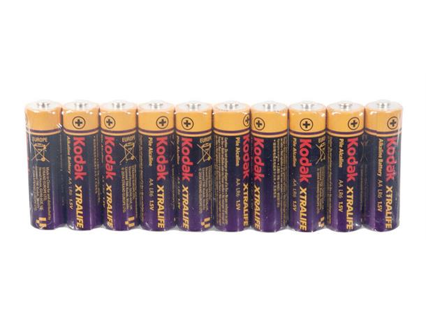 Kodak Xtralife AA batteri - 10-pack 10-pakning, 1.5v, LR6, Alkaline
