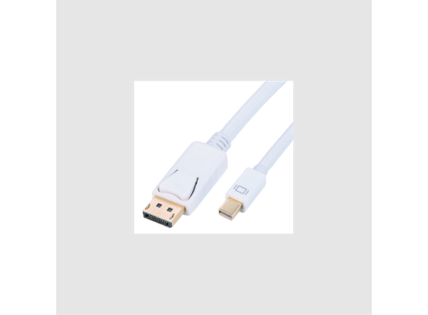 LinkIT DisplayPort - MiniDP (v1,3), 1,5m DP versjon 1.3 - 5Kx3K@60Hz, hvit