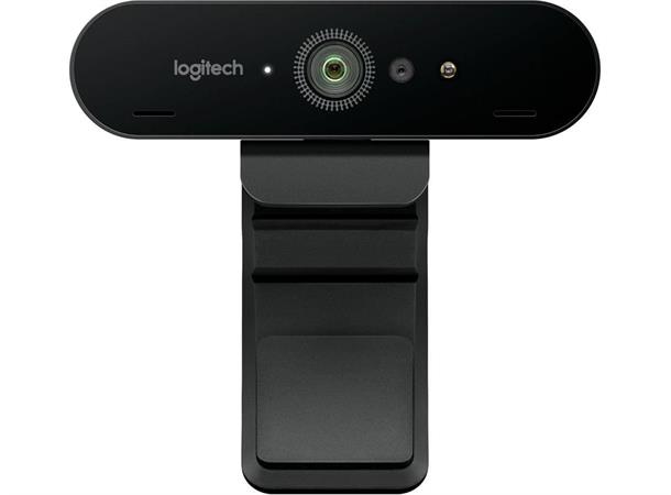 Logitech BRIO 4K Ultra HD webcam hdr, støydempet stereomikrofon