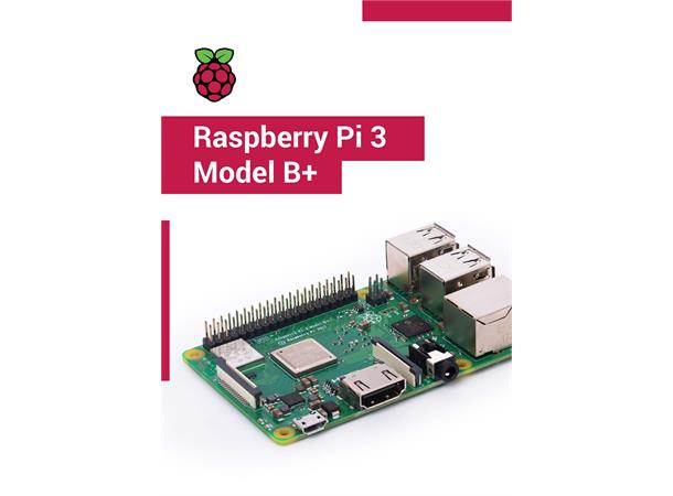 Raspberry Pi 3 model B+ Starter Kit Kjøling, Kabinett, Strøm, 16GB microSD