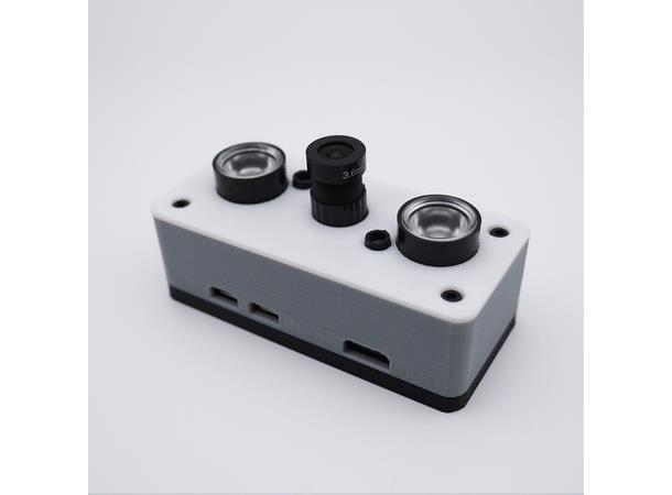 Case+Night Vision Camera for Pi Zero(W) Kit med kabinett, kamera, lys og kabel