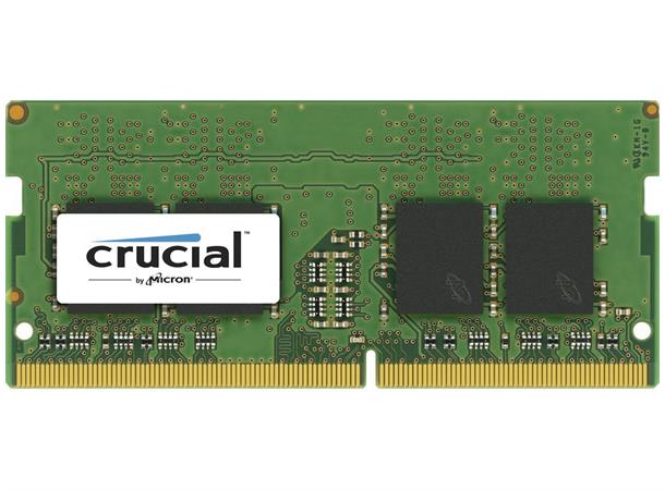 Crucial DDR4 2400MHz 16GB SODIMM CL17 DR x8 Ikke-bufret SODIMM 260pin