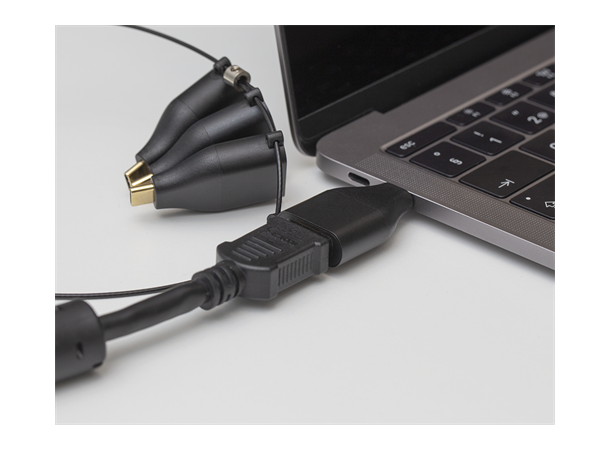 D.O. USB-C Adapter Ring  (4 pcs) fra USB-C til mDP, DP, VGA, HDMI