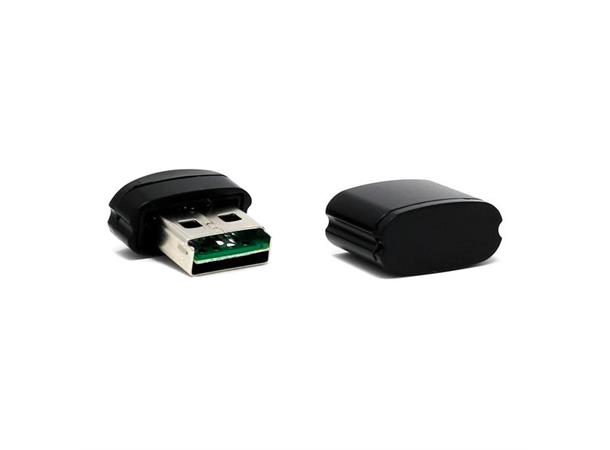 Mini USB 2.0 MicroSD kort leser kun MicroSD -kort, sort