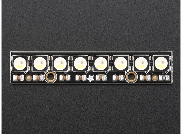 NeoPixel Stick - 8 x 5050 RGBW LEDs - Cool White - ~6000K