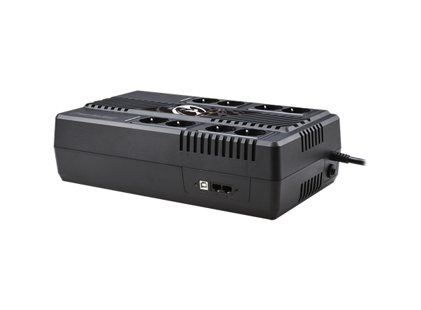 PowerWalker VI 1000 MS UPS (600 watt) 8x Schuko, line interactive UPS, 1000 VA