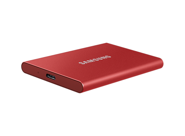 Samsung T7 500GB Metallic Red portable S USB 3.2 Gen.2 , up to 1050/1000MB/s