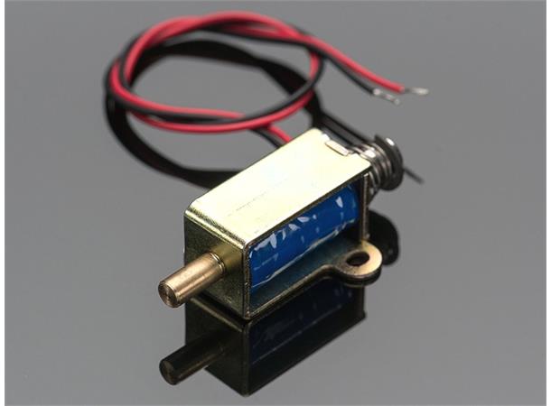 Small push-pull solenoid DC coil resistance 100 ohms