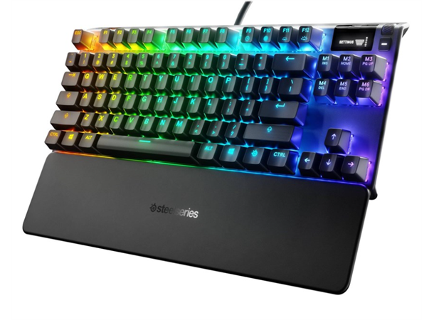 Steelseries Apex Pro Gaming Tastatur usb pass-through, nordisk, RGB, TKL