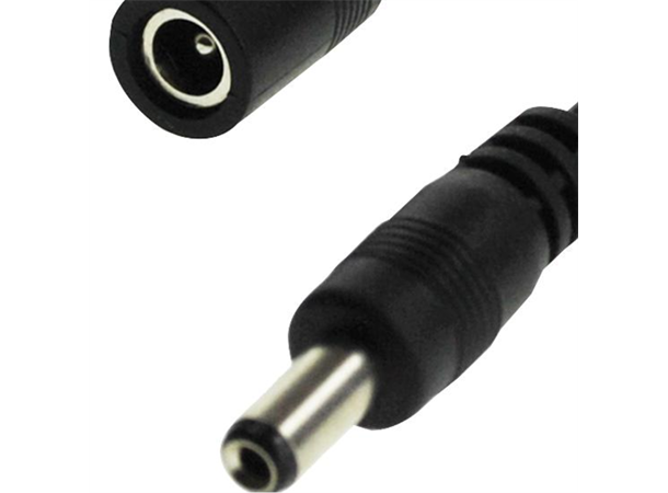 2.1mm Forlengerkabel - 3m 2.1mm Plug (M) -> 2.1mm Socket (F)