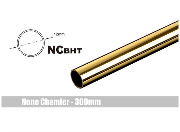 Bitspower Brass Hard Tubing 12mm OD, Golden - 300mm
