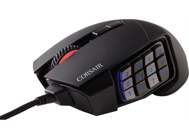 Corsair Gaming Scimitar Elite RGB Sort, USB