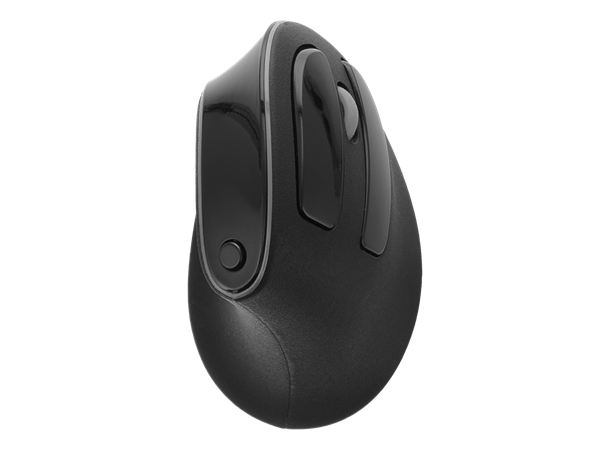 Deltaco Office ergonomisk trådløs mus høyrehåndsmus, 10m rekkevidde