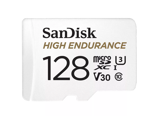 Sandisk High Endurance microSDXC 128GB Videoklasse V30, UHS-I U3, klasse10