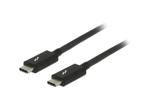 Thunderbolt 3 (20Gbps) USB-C kabel, 1m 1m, - Supports 20Gbps data throughput