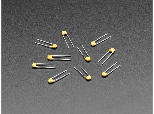 0.1uF ceramic capacitors - 10 pack