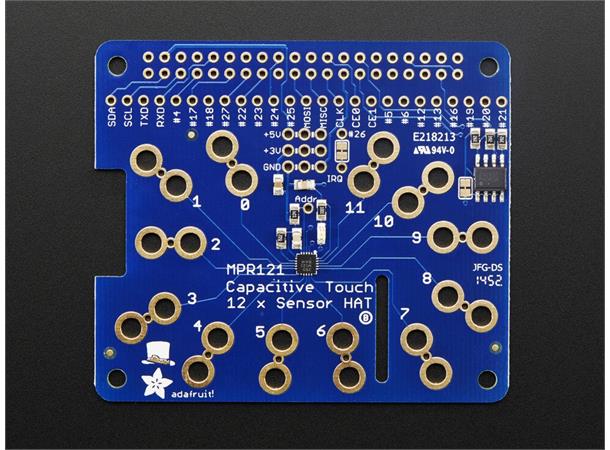 Adafruit Capacitive Touch HAT Mini Kit For any Pi with 2x20 connector