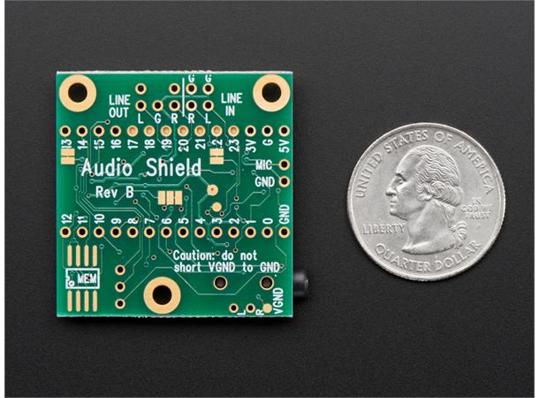 Audio Adapter Board for Teensy For Teensy 3.0 - 3.2,  3.5 and 3.6