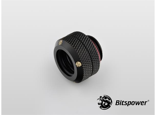 Bitspower Multi-Link Adapter 12mm OD, Carbon Black