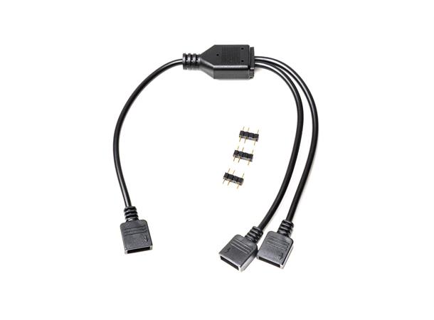 EK-Loop D-RGB 2-Way Splitter Cable D-RGB, 2 enheter på 1 utgang