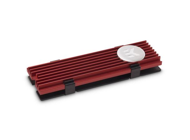 EK-M.2 NVMe Heatsink - Rød Rød, M.2 PCIe SSD cooling heatsink