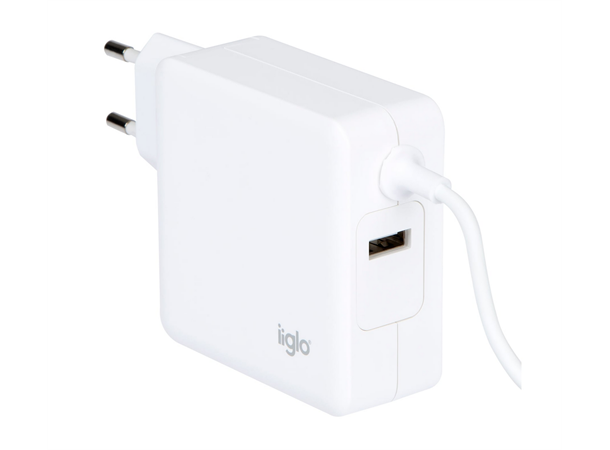 iiglo universal lader 65W USB-C USB-C, USB-A, PD 3.0 65W