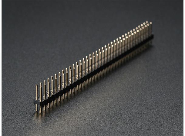 Break-away 0.1" 2x36-pin strip Dual han-header, 10 stk