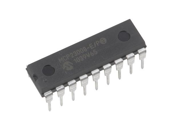 I2C 8 input/output port expander 1.7 MHz, I2C, Serial, 4.5 V, 5.5 V, DIP
