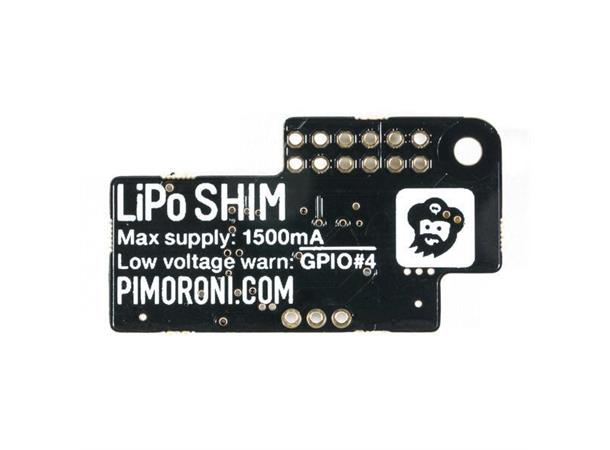 LiPo SHIM Batterigrensesnitt for Raspberry Pi