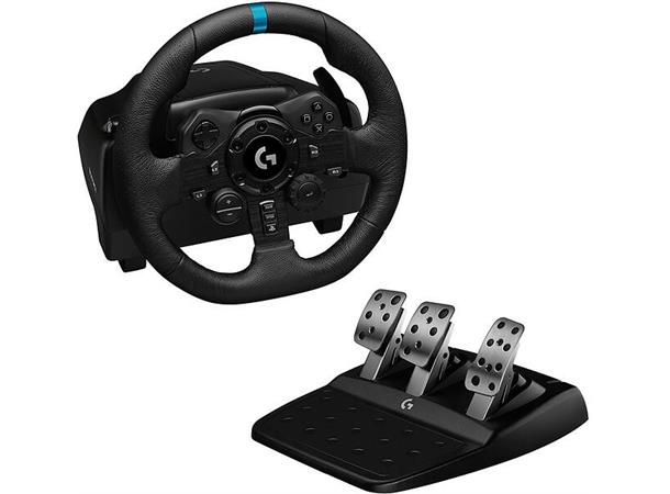 Logitech G923 Driving Force Racing force feedback, d-pad og konsoll knapper