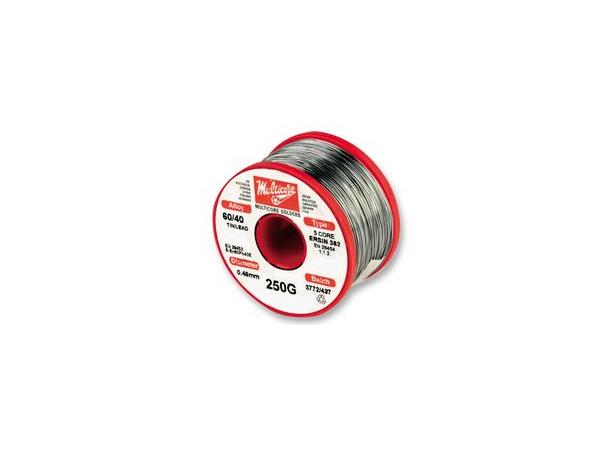MULTICORE / LOCTITE Solder Wire 60/40, 0.5mm Diameter, 180°C, 250g