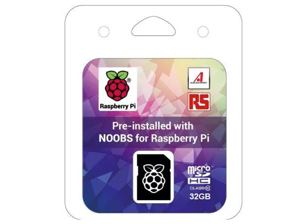 Raspberry Pi NOOBS (32GB) 32GB MicroSD w/SD adapter