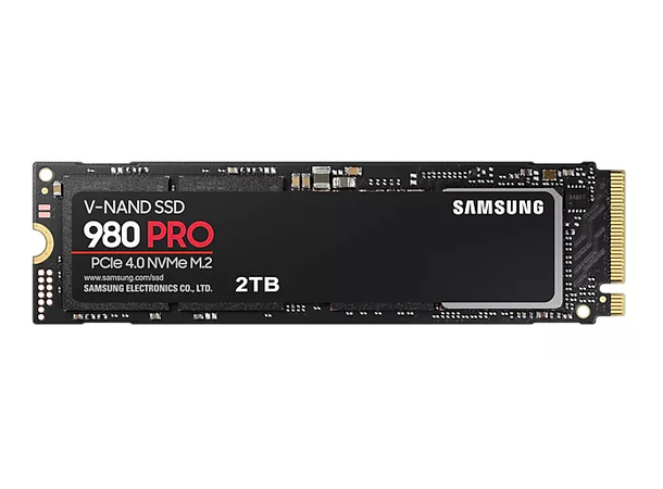 Samsung 980 PRO 2TB SSD (single sided) PCIe 4.0 NVMe, 7000/5100 MB/s