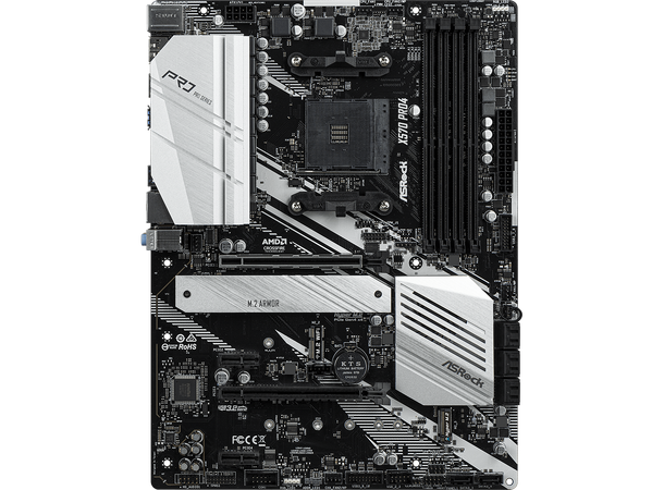 ASRock X570 PRO4 Hovedkort AM4, ATX. DDR4. PCIe 4.0, 2* M.2( Gen4)